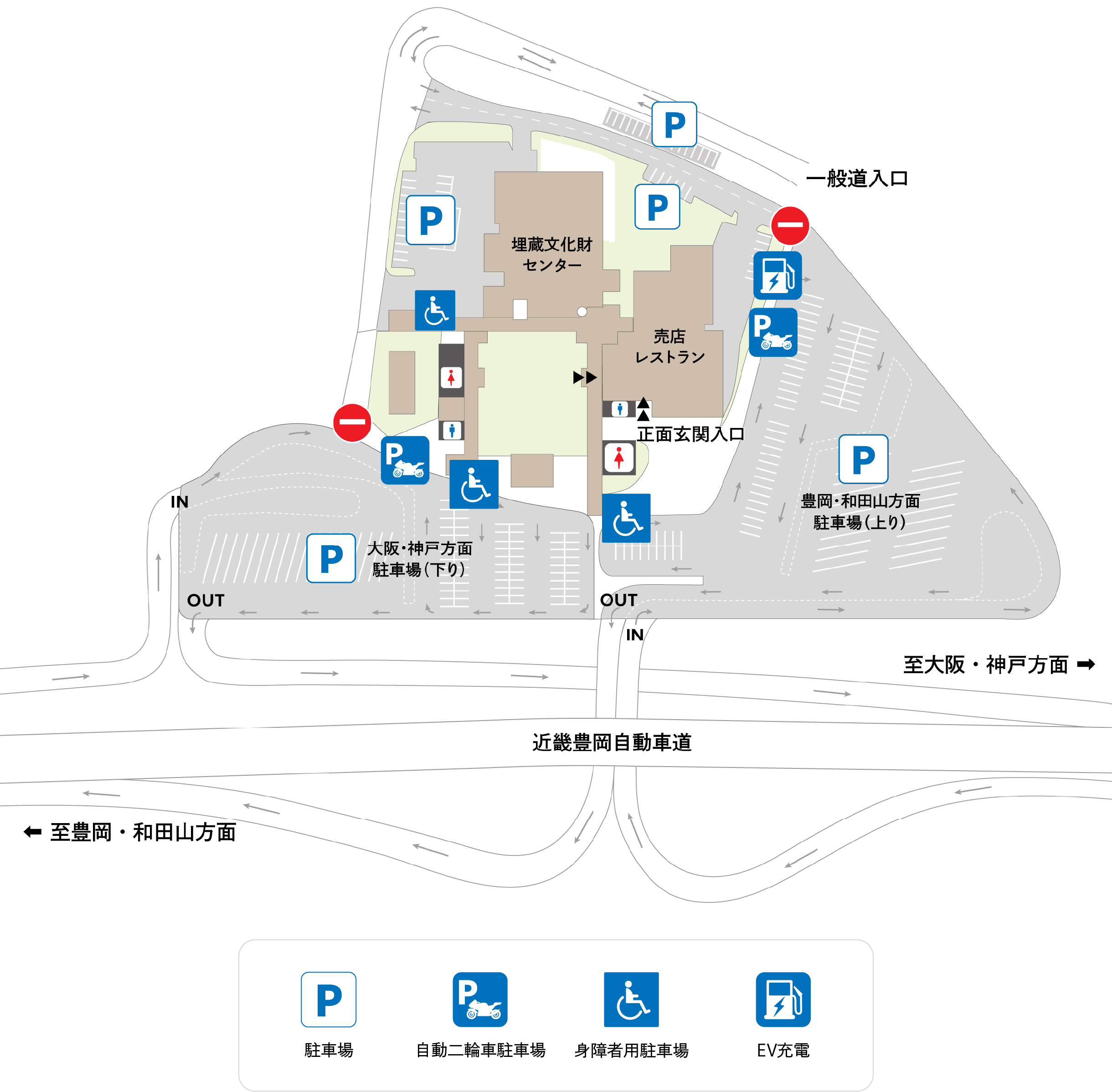 駐車場の案内図